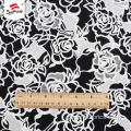 Custom Made Stretch Flower Border Print Dress Fabric